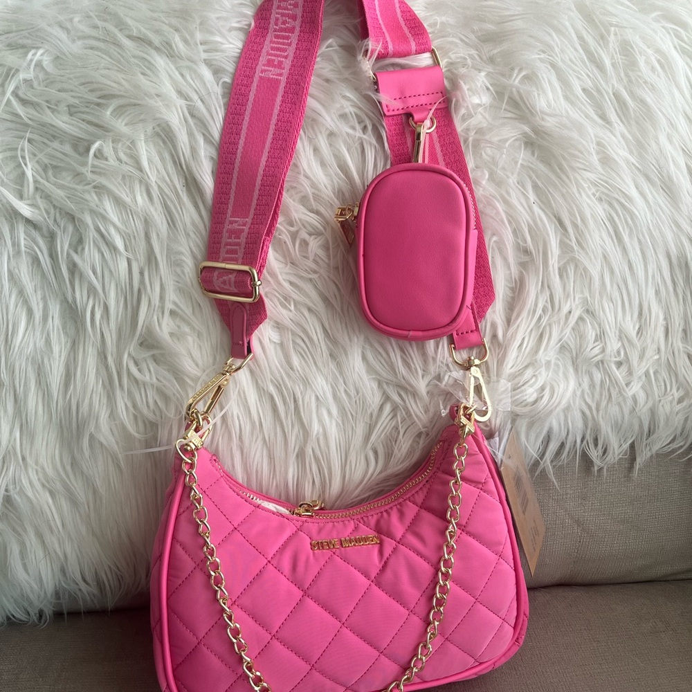 Steve Madden Pink Crossbody Bag